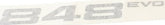 Ducati Genuine STICKER 848 FOR BLACK | 43713071AT