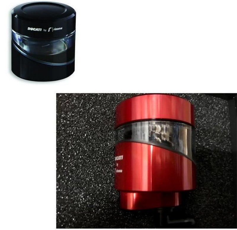 Ducati Rizoma Clutch Fluid Reservoir V4 - Red | 96180511AB