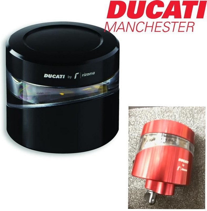 Ducati Rizoma Brake Fluid Reservoir V4 - Red | 96180581AB