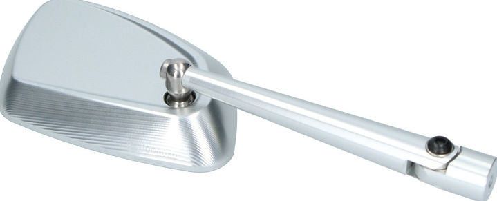 Ducati Rizoma RH Aluminium Rear-View Mirror – Silver | 96880531AB