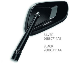 Ducati Rizoma LH Aluminium Rear-View Mirror – Black | 96880711AA