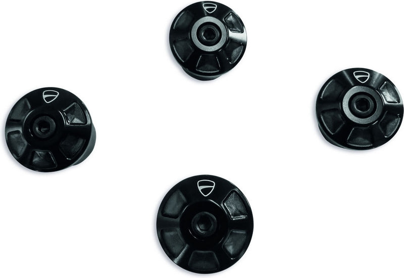 Ducati Accessories Set Of Billet Aluminium Frame Plugs Red | 97380781A