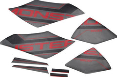 Ducati Accessories Decals With Monster Logo Black | 97480281AB