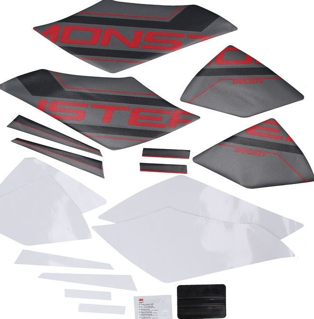 Ducati Accessories Decals With Monster Logo Black | 97480281AB