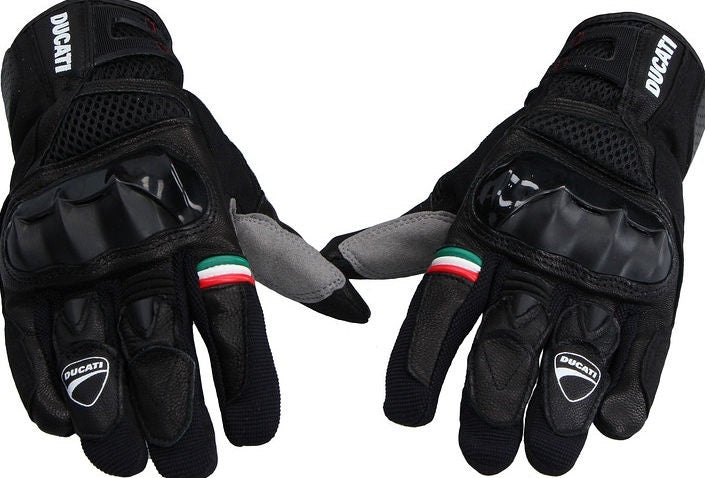 Ducati City C2 - Fabric-leather gloves, Black | 98102826