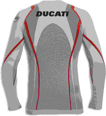 Ducati Cool Down - Long-sleeved seamless T-shirt, Grey | 98104001