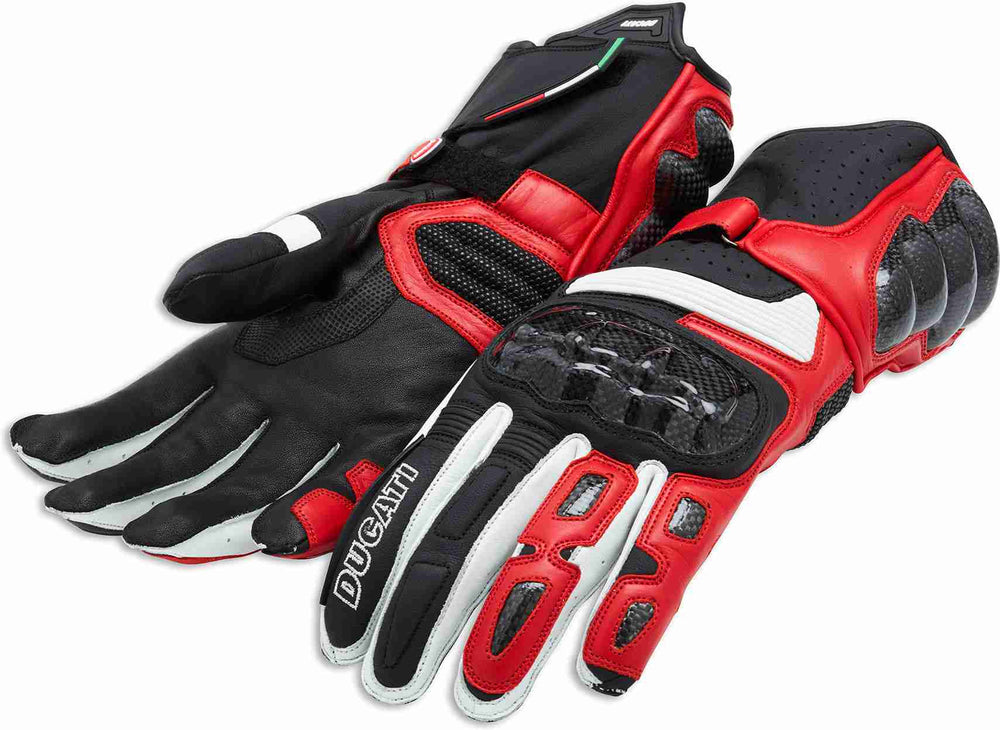 Ducati Performance C2 - Leather gloves, Red | 98104005