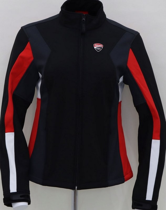 Ducati Accessories Corse Windproof 3 Windproof Jacket Black-Red-Grey For Woman | 98104048