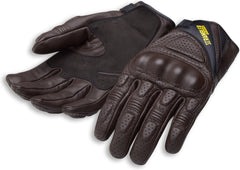 Ducati Daytona C1 - Leather gloves, Brown | 98104219