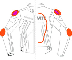 Ducati Fighter C1 - Leather-fabric jacket | 9810707