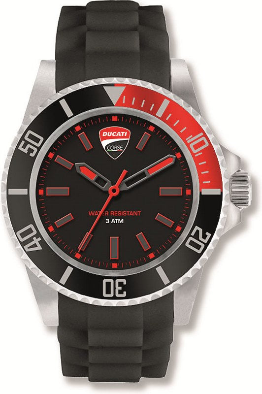 Ducati Accessories Race Quartz Watch Black-Red Unisex | 987695041