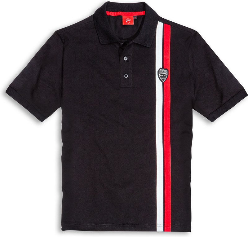 Ducati Accessories Shield Short-Sleeved Polo Shirt Black For Men | 98769748