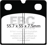 EBC-Brakes British Made Kevlar® Organic FA Series Brake Pads to fit Front Left