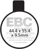 EBC-Brakes British Made Kevlar® Organic FA Series Brake Pads to fit Front Left
