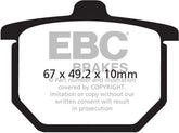 EBC-Brakes British Made Kevlar® Organic FA Series Brake Pads to fit Front Left