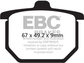 EBC-Brakes British Made Kevlar® Organic FA Series Brake Pads to fit Front Left