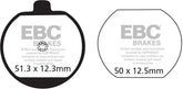 EBC-Brakes British Made Kevlar® Organic FA Series Brake Pads to fit Front Left