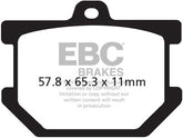 EBC-Brakes British Made Kevlar® Organic FA Series Brake Pads to fit Front Left