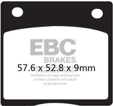 EBC-Brakes British Made Kevlar® Organic FA Series Brake Pads to fit Rear Right