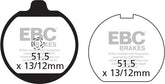 EBC-Brakes British Made Kevlar® Organic FA Series Brake Pads to fit Rear Right