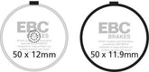 EBC-Brakes British Made Kevlar® Organic FA Series Brake Pads to fit Front Left