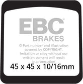 EBC-Brakes British Made Kevlar® Organic FA Series Brake Pads to fit Front Left