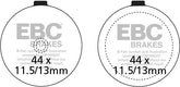 EBC-Brakes British Made Kevlar® Organic FA Series Brake Pads to fit Front Left