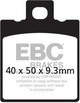 EBC-Brakes British Made Kevlar® Organic FA Series Brake Pads to fit Rear Left