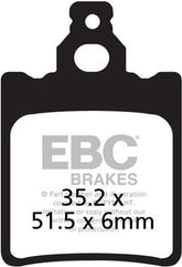 EBC-Brakes British Made Kevlar® Organic FA Series Brake Pads to fit Front Left