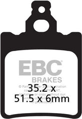 EBC-Brakes British Made Kevlar® Organic FA Series Brake Pads to fit Front Left