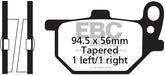 EBC-Brakes British Made Semi-Sintered V-Pads to fit Front Left