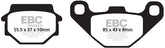EBC-Brakes British Made Kevlar® Organic FA Series Brake Pads to fit Front Left