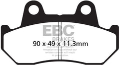 EBC-Brakes USA Made Double-H Series Sintered Brake Pads to fit Rear Left