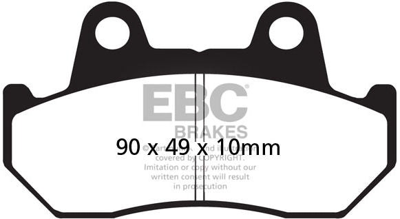 EBC-Brakes British Made Kevlar® Organic FA Series Brake Pads to fit Rear Left