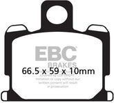 EBC-Brakes British Made Kevlar® Organic FA Series Brake Pads to fit Front Left