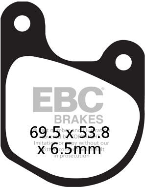 EBC-Brakes British Made Kevlar® Organic FA Series Brake Pads to fit Front Left