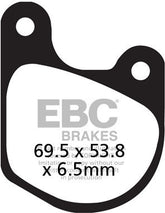 EBC-Brakes British Made Kevlar® Organic FA Series Brake Pads to fit Front Left