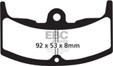 EBC-Brakes British Made Kevlar® Organic FA Series Brake Pads to fit Front Left