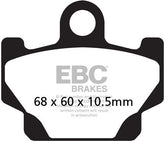 EBC-Brakes British Made Kevlar® Organic FA Series Brake Pads to fit Front Left