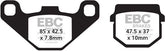 EBC-Brakes Carbon TT Pads for Enduro/MX Bikes to fit Front Left