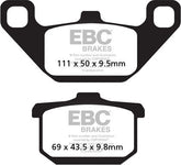 EBC-Brakes British Made Kevlar® Organic FA Series Brake Pads to fit Front Left