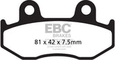 EBC-Brakes Carbon TT Pads for Enduro/MX Bikes to fit Front Left