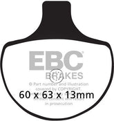 EBC-Brakes British Made Kevlar® Organic FA Series Brake Pads to fit Front Left