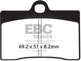EBC-Brakes British Made Kevlar® Organic FA Series Brake Pads to fit Front Left