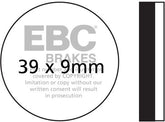 EBC-Brakes British Made Kevlar® Organic FA Series Brake Pads to fit Front Left