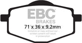 EBC-Brakes British Made Kevlar® Organic FA Series Brake Pads to fit Rear Right