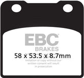 EBC-Brakes British Made Kevlar® Organic FA Series Brake Pads to fit Front Left