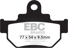 EBC-Brakes Carbon TT Pads for Enduro/MX Bikes to fit Front Left
