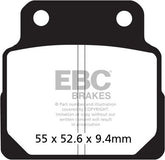 EBC-Brakes British Made Kevlar® Organic FA Series Brake Pads to fit Front Left