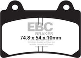 EBC-Brakes British Made Kevlar® Organic FA Series Brake Pads to fit Front Left